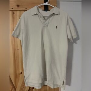 Polo by Ralph Lauren Men's Beige Polo Shirt